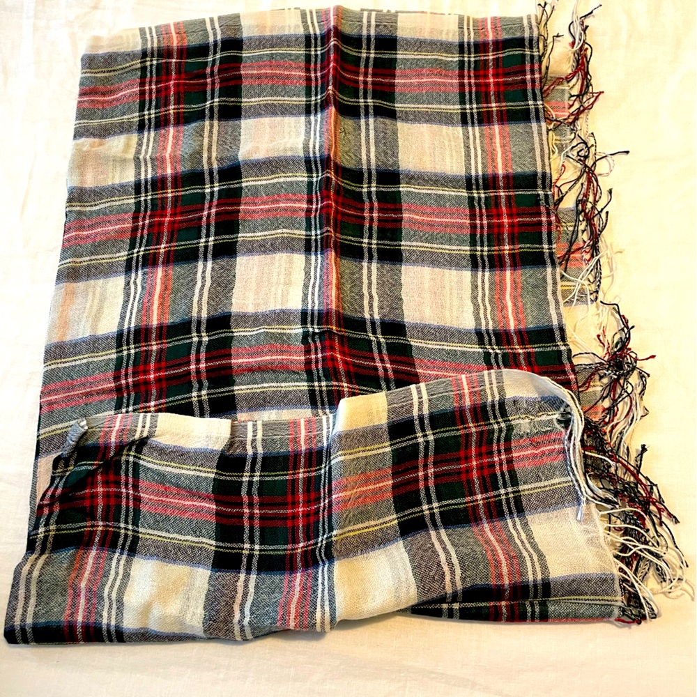 Plaid scarf